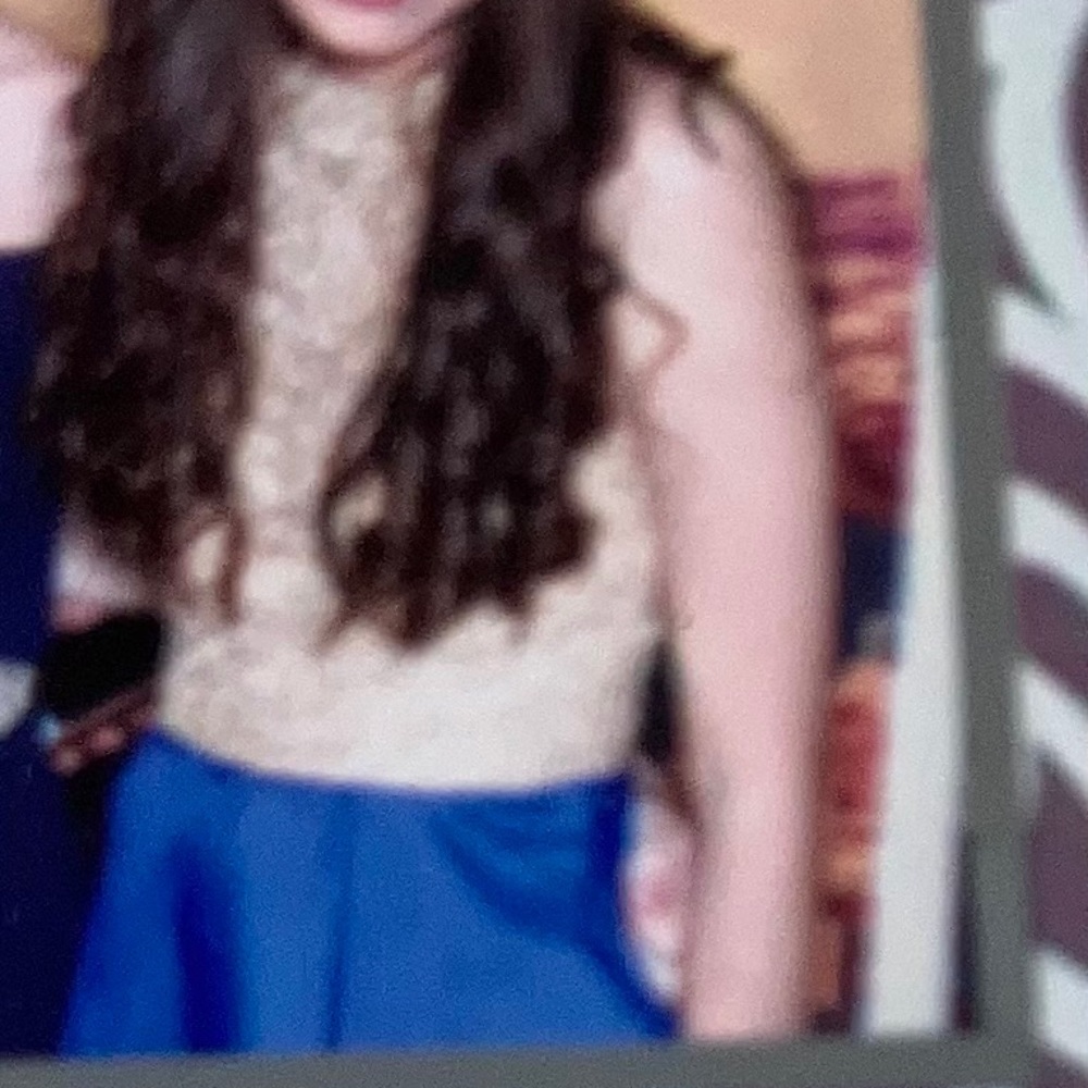 homecoming blue short dress